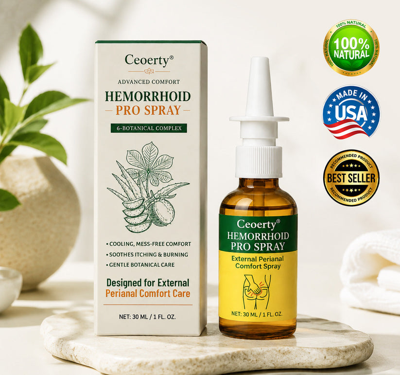 Ceoerty® Advanced Comfort Hemorrhoid PRO Spray with 6-Botanical Comfort Complex