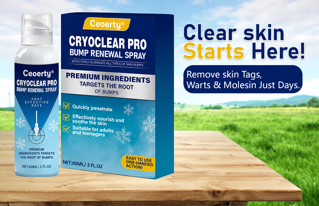 Ceoerty® CryoClear Pro Bump Renewal Spray with targeted cryo-cooling technology