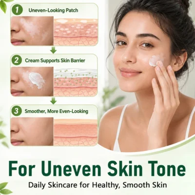 Ceoerty® steroid-free cream for daily white-patch skincare